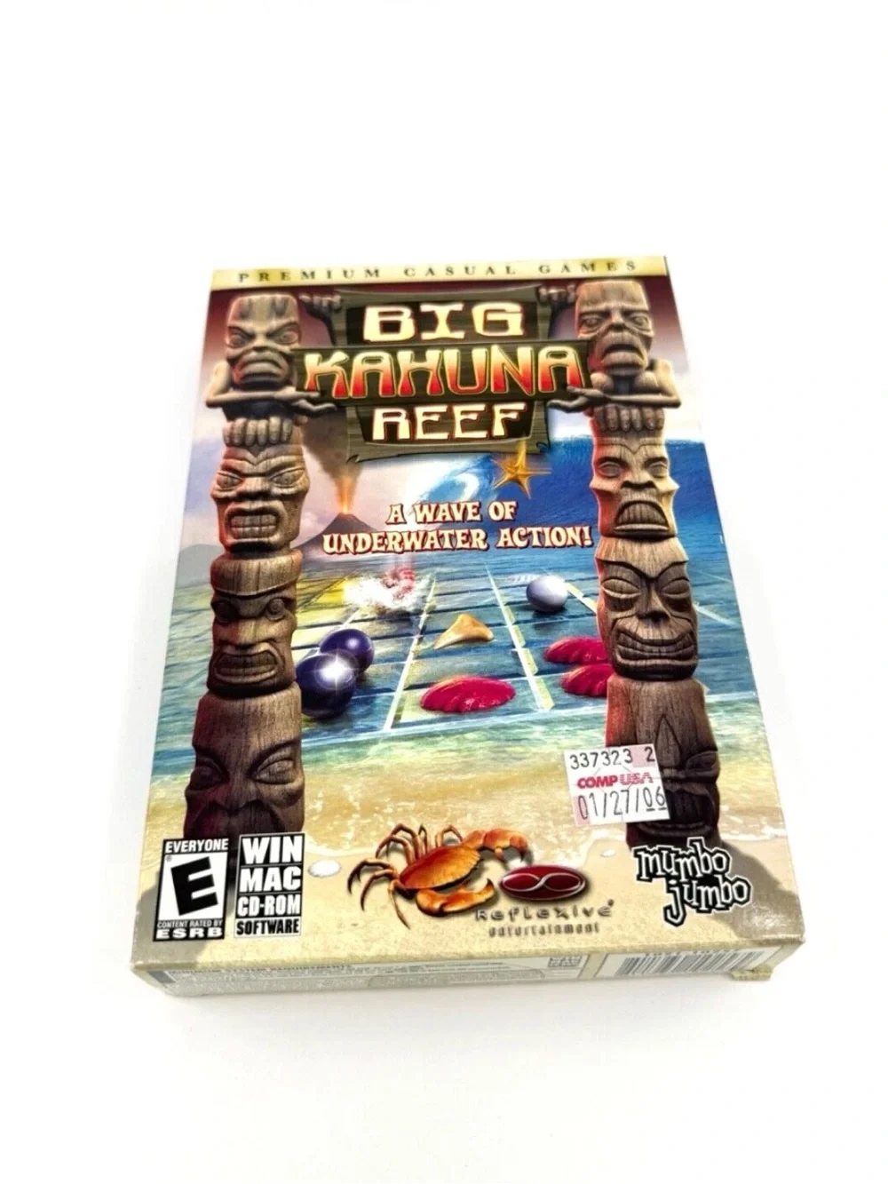 Zuma Deluxe, Bejeweled 2, Jewel Quest, Big Kahuna Reef Pc Games - Lot of 4